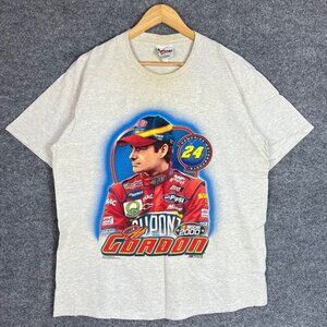 VINTAGE Chase Nascar all over print Jeff Gordon‎ Dale Earnhardt Shirt Size L